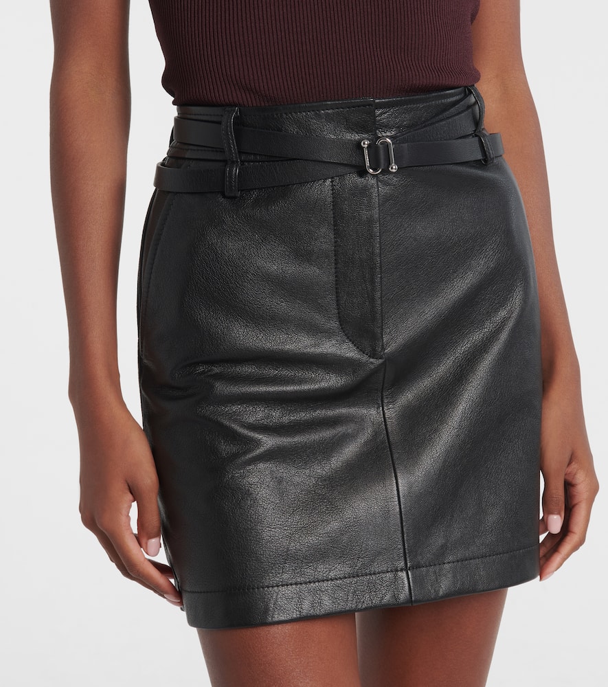 Patto leather miniskirt