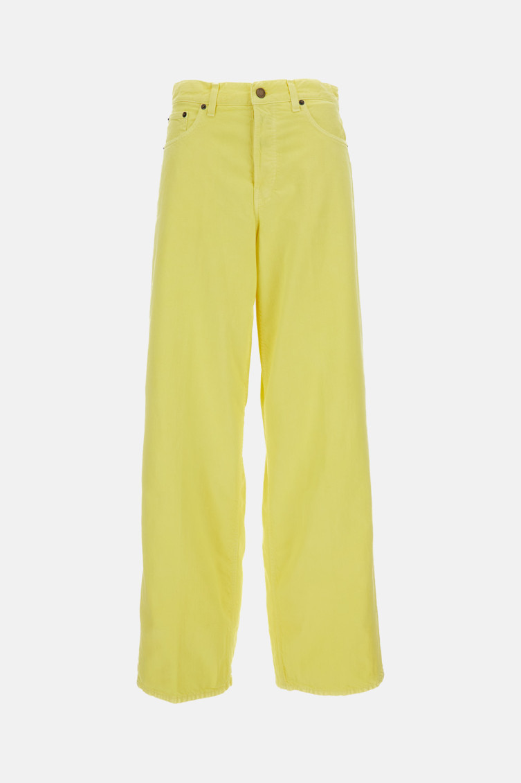 Yellow Loose-fit Jeans