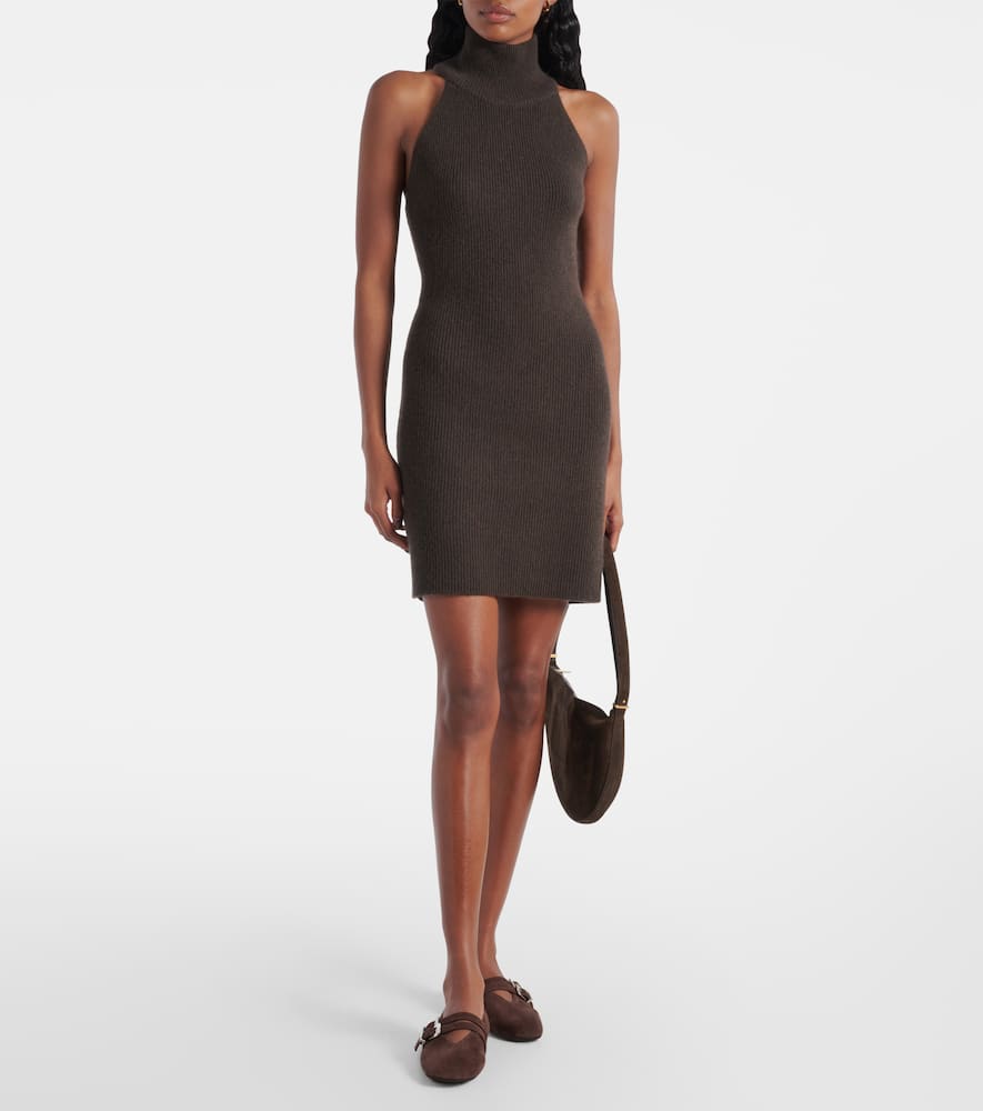 Lisa cashmere turtleneck minidress