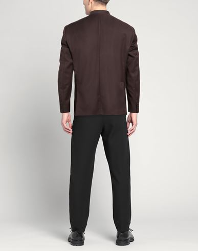 Marsēm Man Blazer Chocolate brown Size 36 Polyester, Viscose, Elastane