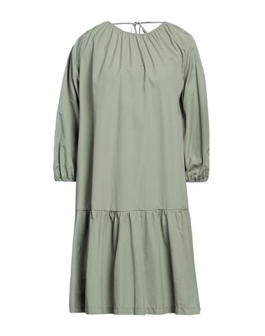 Woman Mini dress Sage green Size XXS Cotton