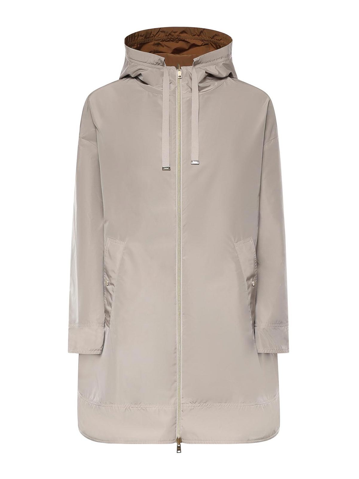 New techno taffeta parka