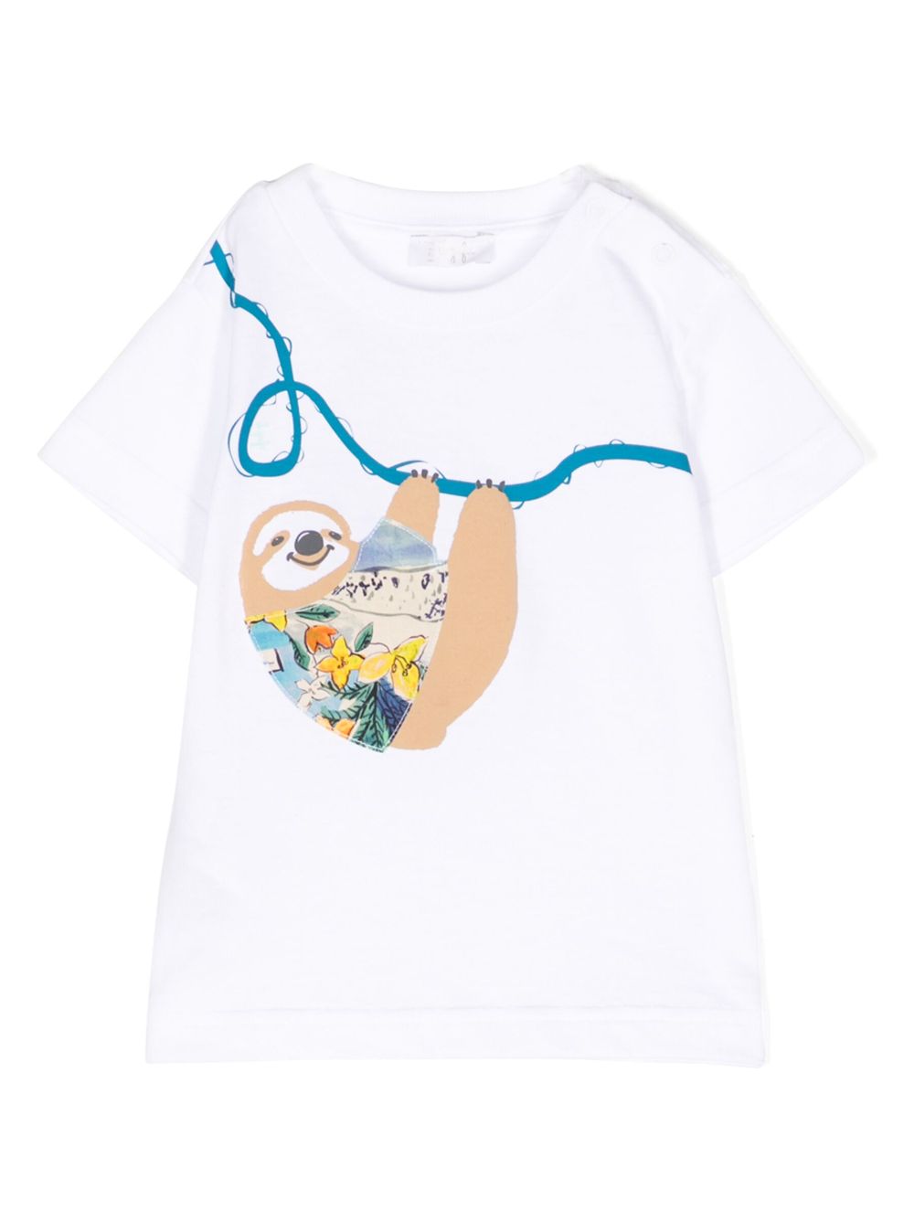 Graphic-print cotton T-shirt - White