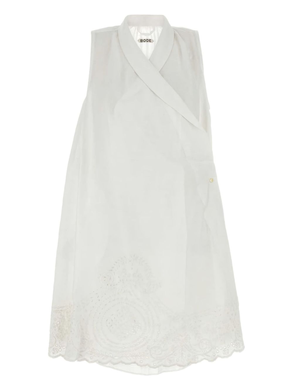 BODE Blevoir mini dress - White
