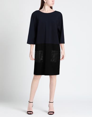 Woman Midi dress Midnight blue Size 12 Viscose, Polyamide, Elastane, Polyester, Polyurethane