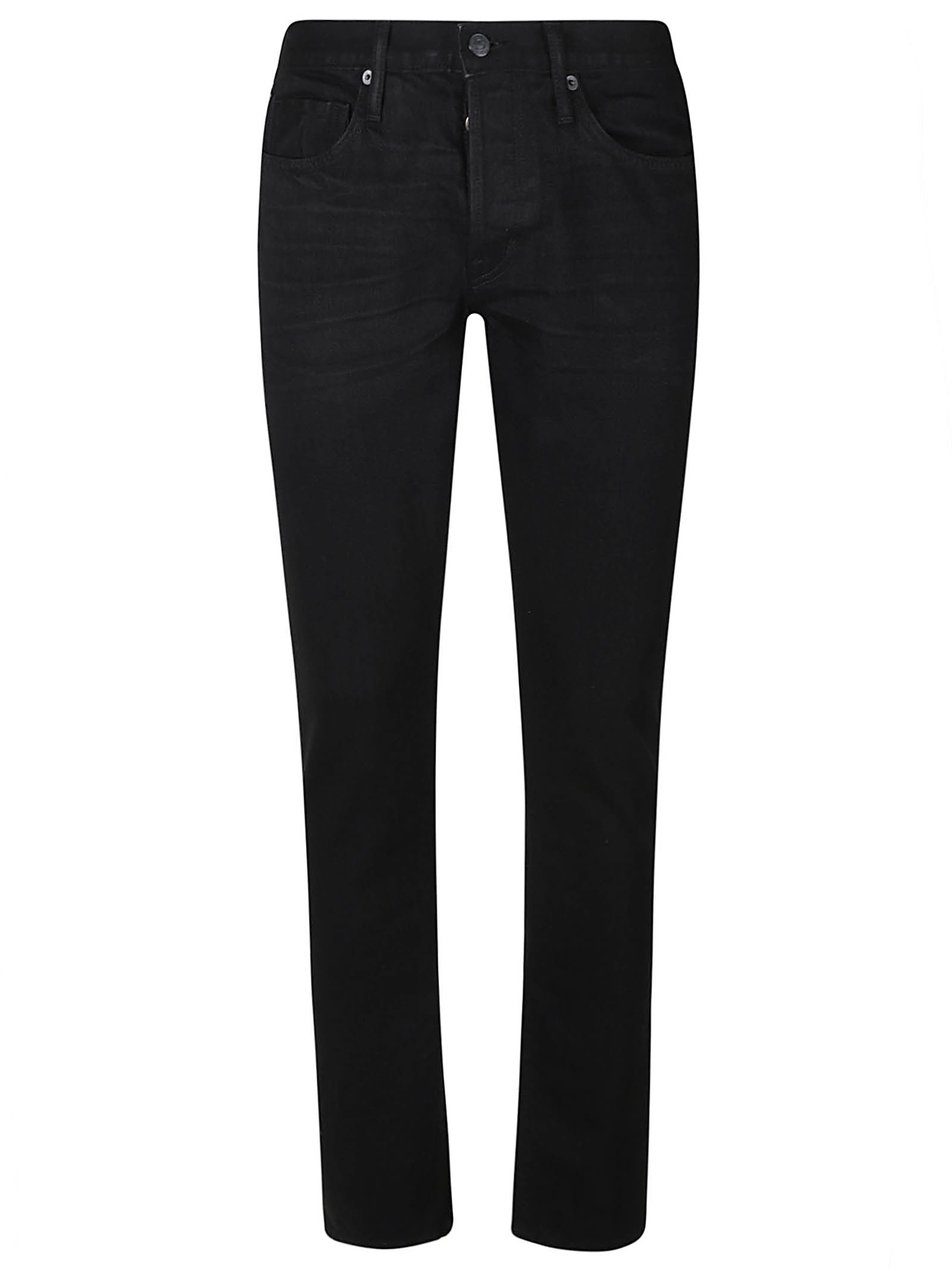 Denim slim-fit jeans Man