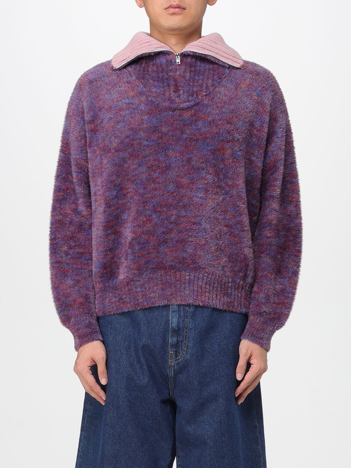 Sweater Men color Wine