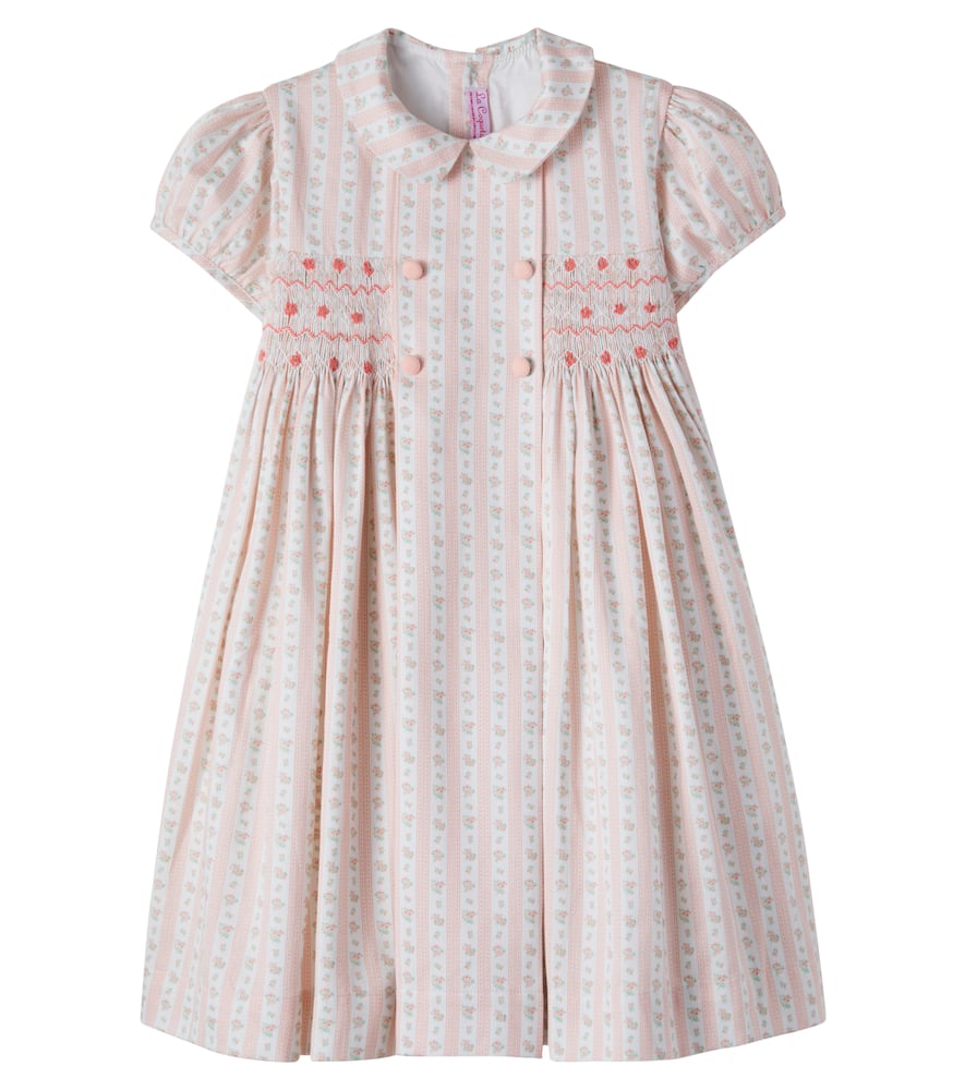 Arcadia floral smocked cotton dress