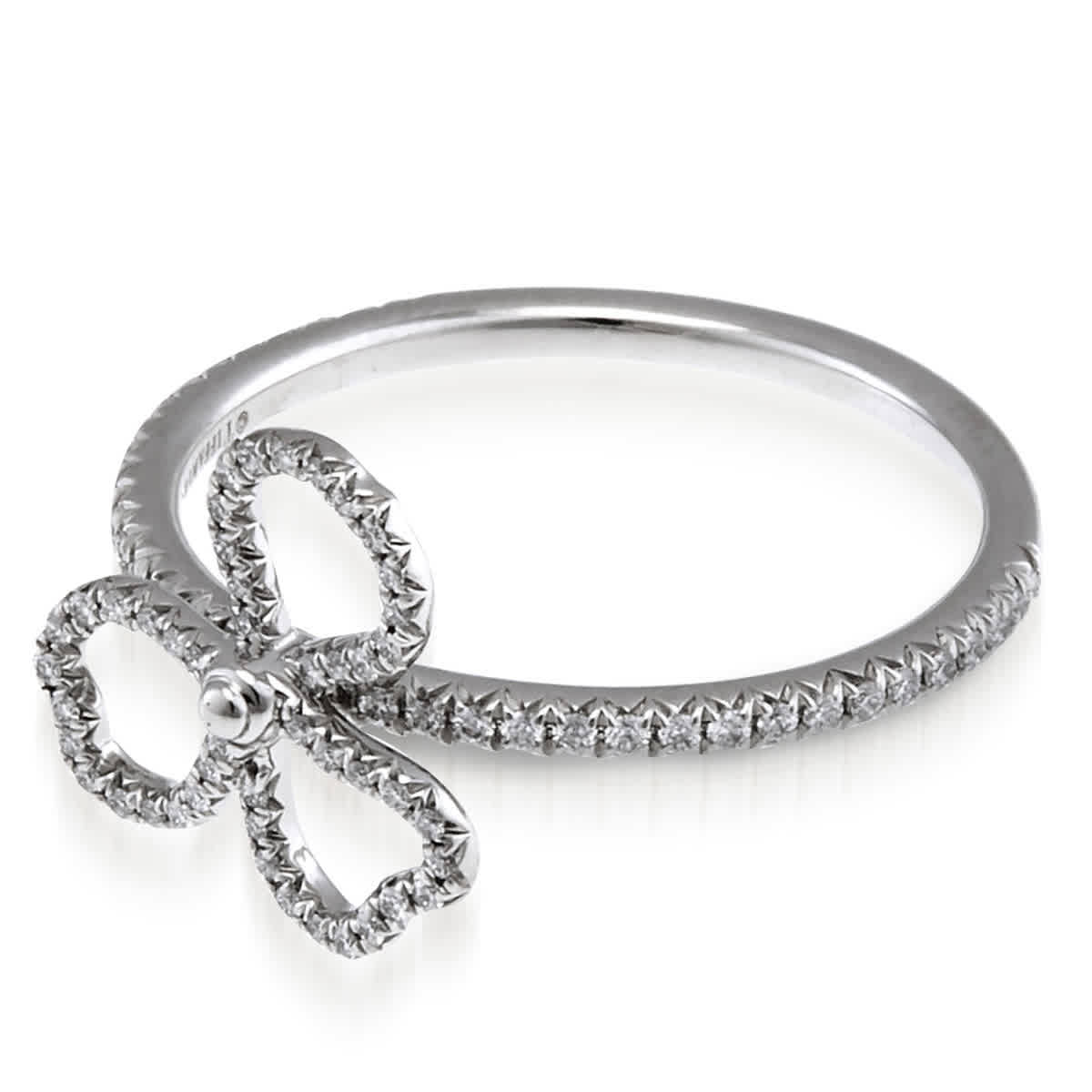 Paper Flowers Diamond Open Flower Ring