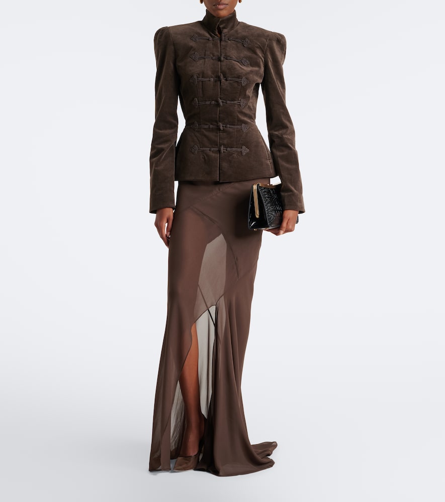 Vega cotton velvet jacket