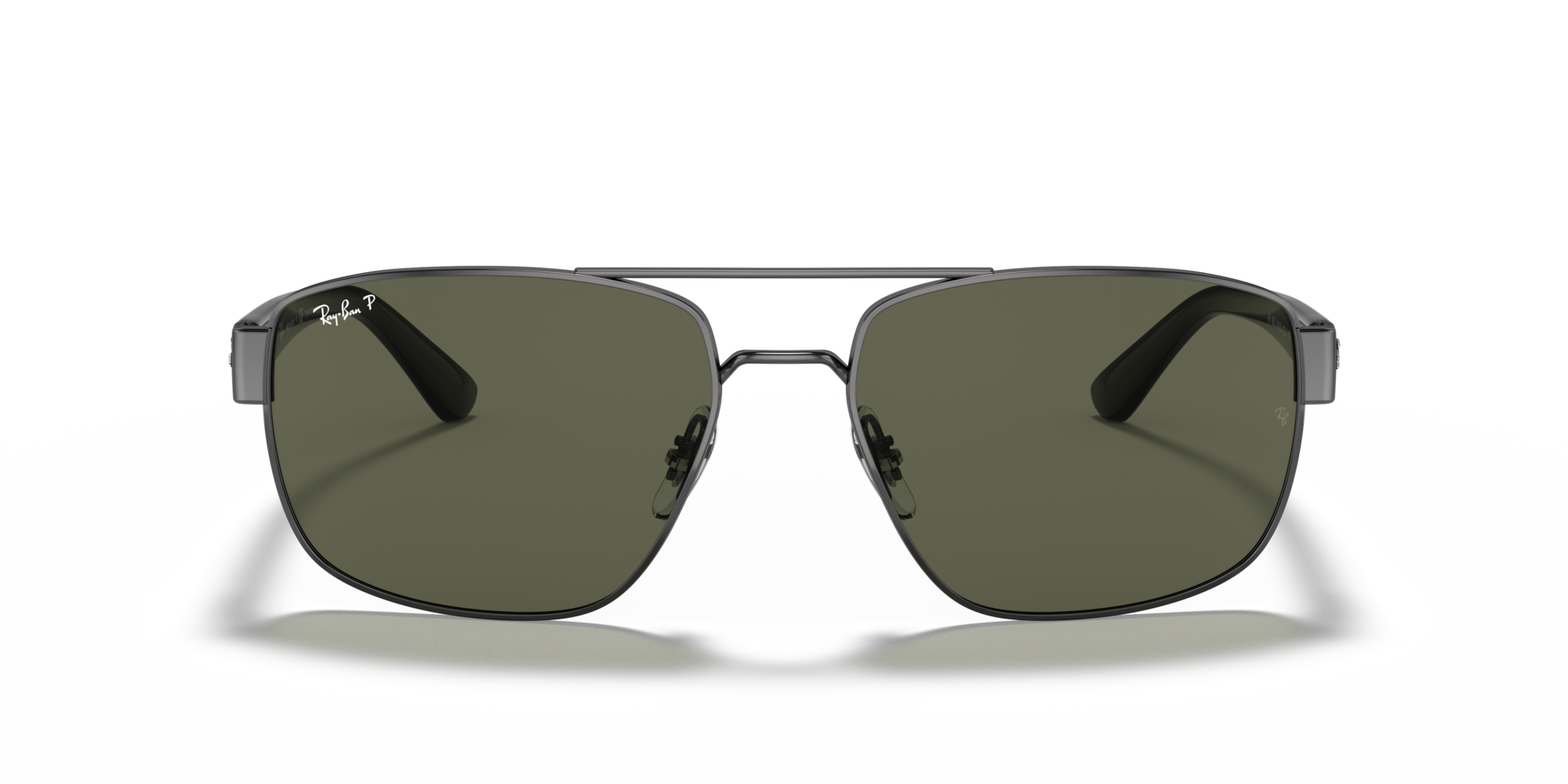 Ray - Ban Man Ray - Ban RB3663 004/58 Sunglasses Metal Grey G15 Geometric Polarized
