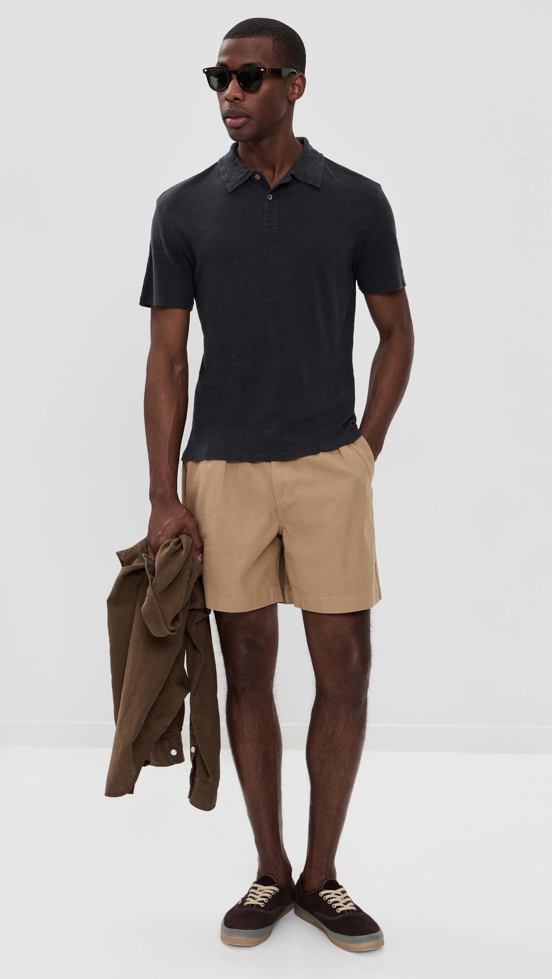 Linen Knit Polo Night