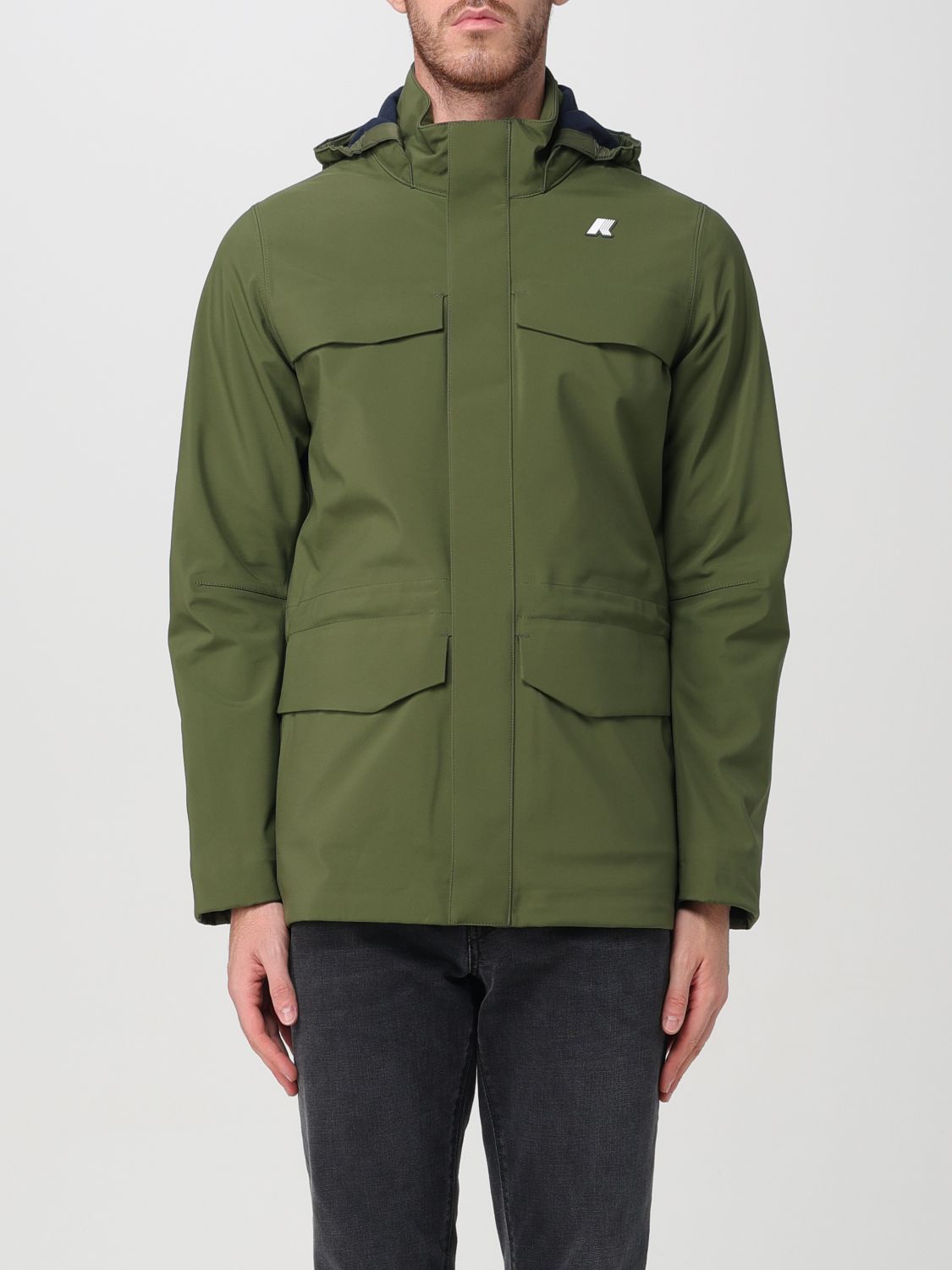 Jacket Men color Green