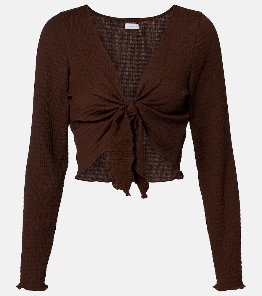 Dania sheer crop top
