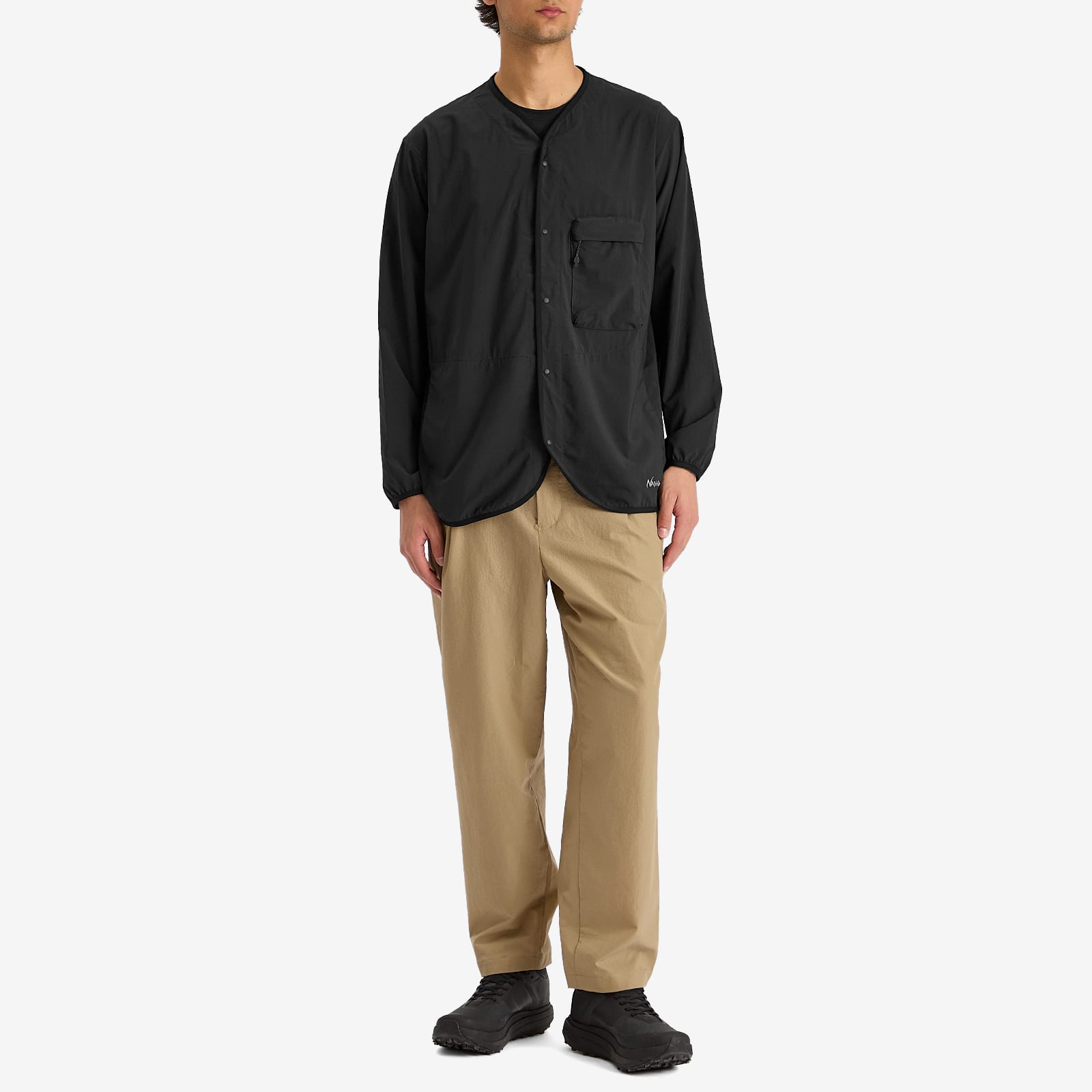 NANGA Men's Excursion Cardigan in Black