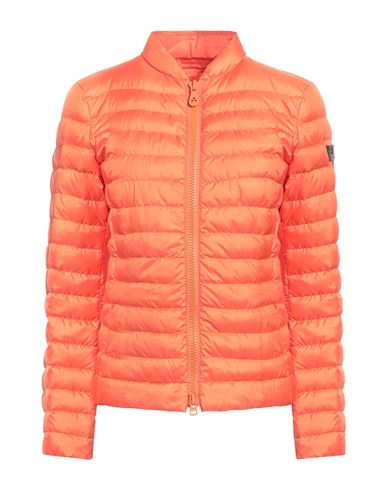 Peuterey Woman Puffer Orange Size 4 Polyester