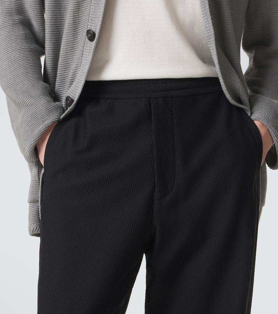 Knitted straight pants