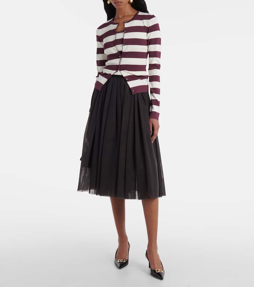 Striped cardigan
