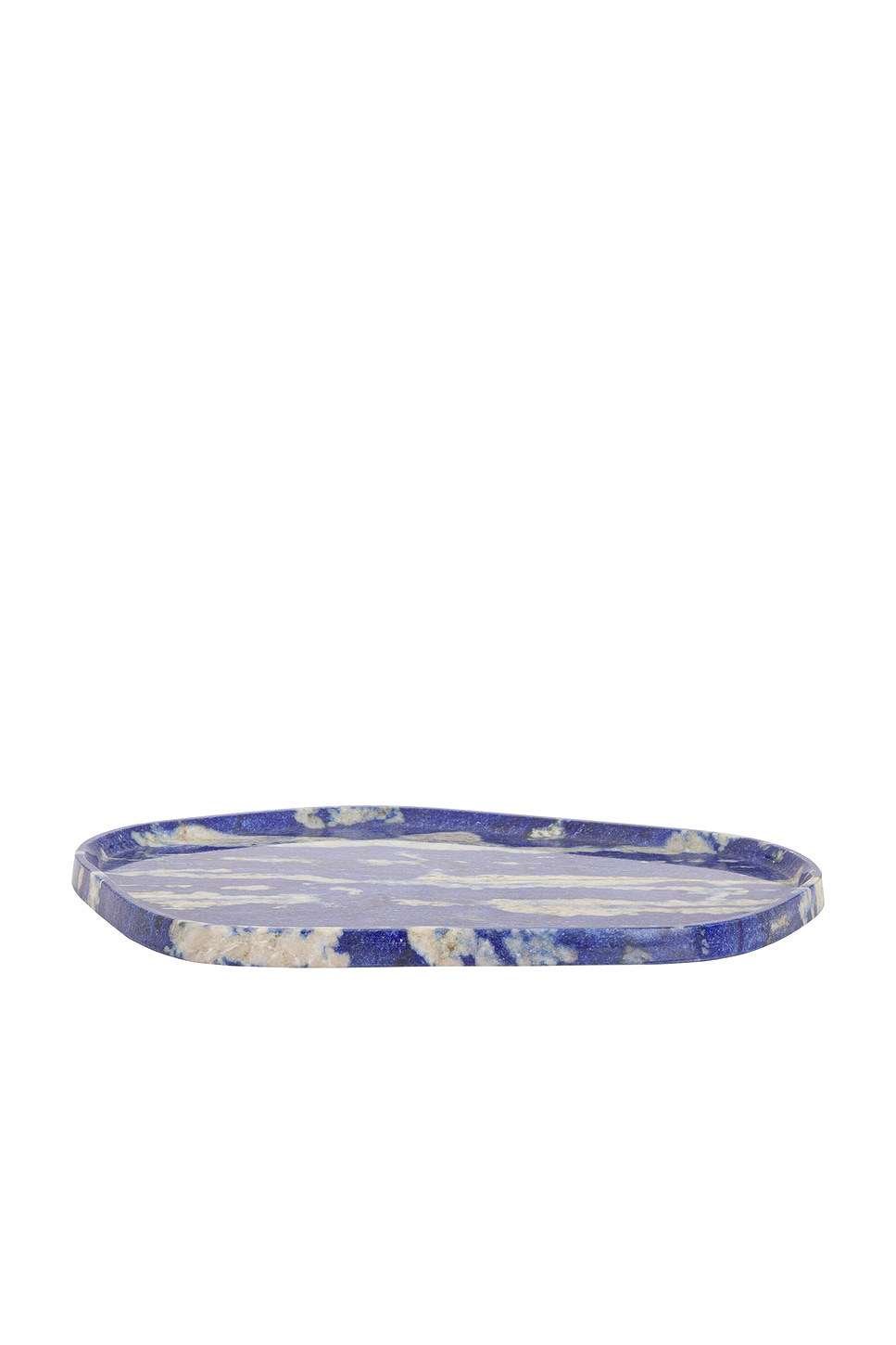Loren Stewart Cote Dazure Tray in Blue Marble - Blue.  a