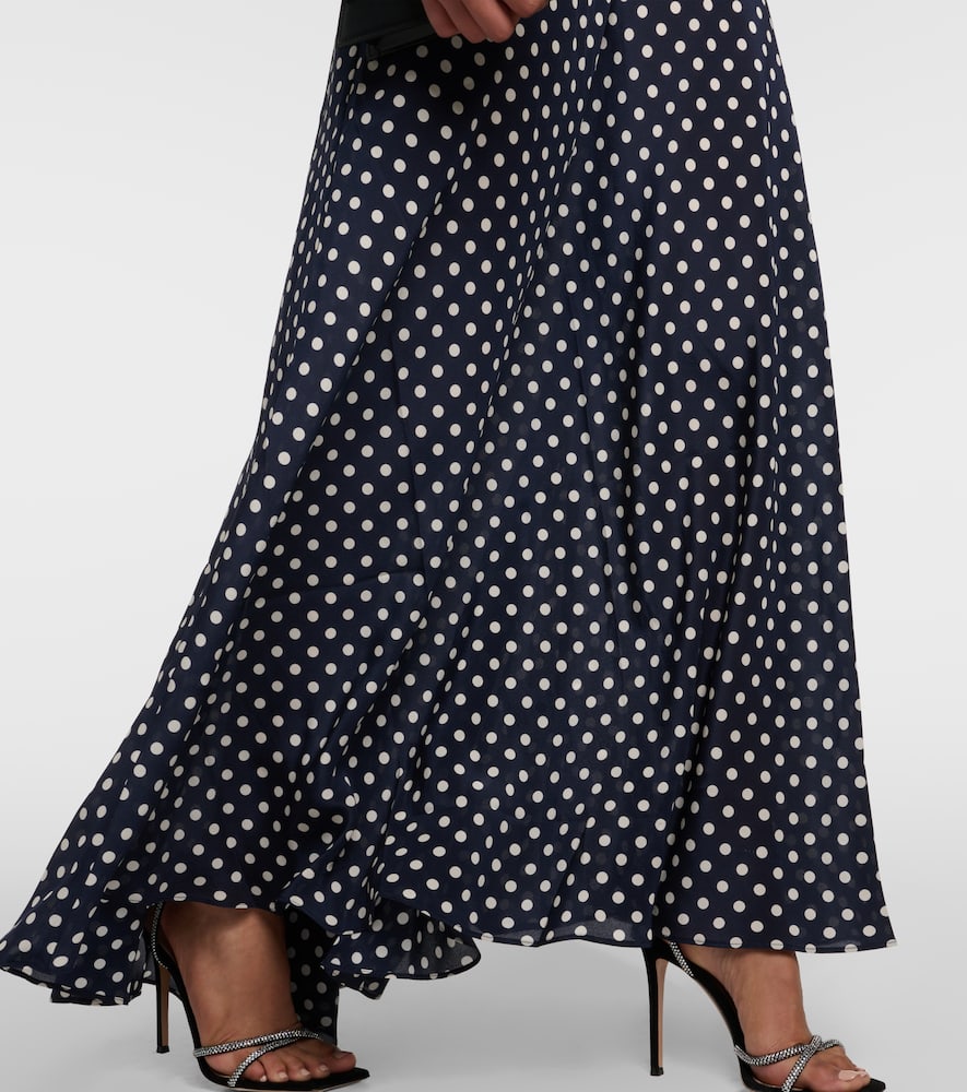 Emory polka-dot silk maxi dress