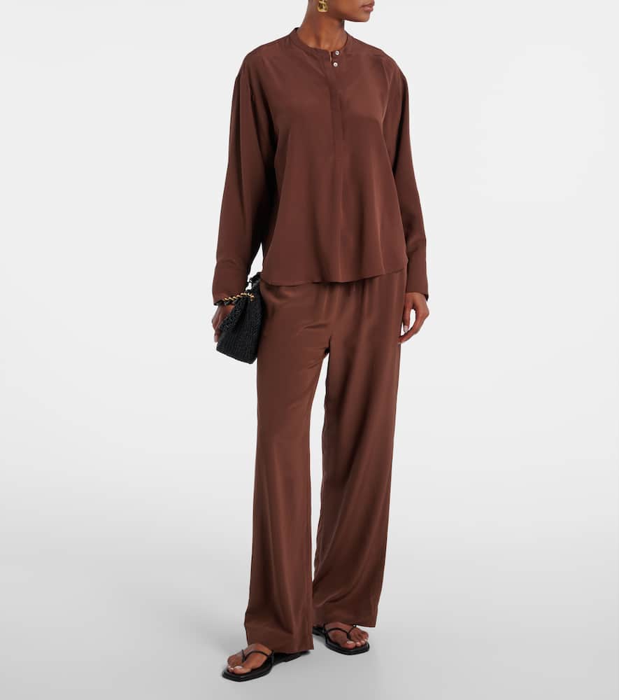 Remy silk crêpe shirt