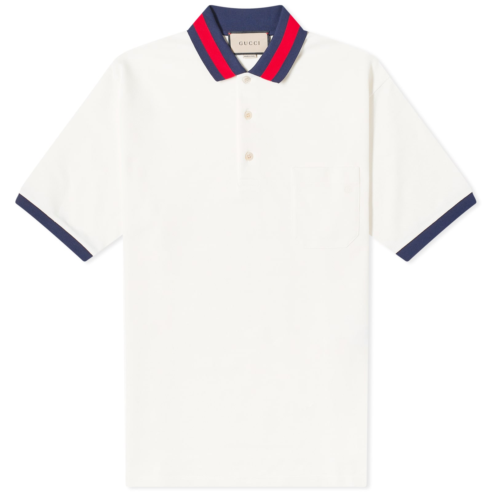 Men's GRG Collar Polo Shirt in Milk