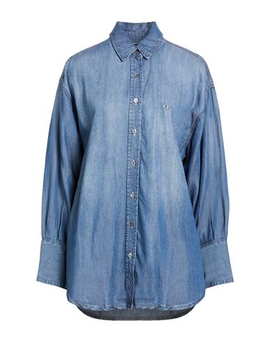 Woman Denim shirt Blue Size 14 Lyocell