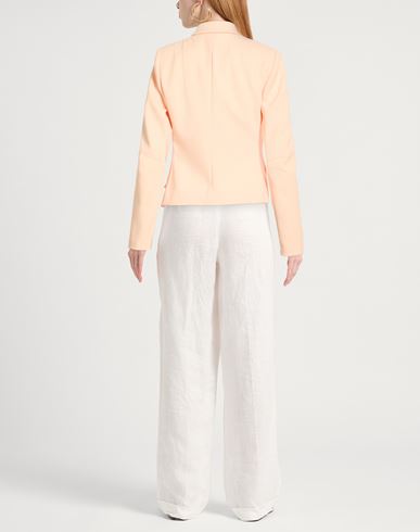 Woman Blazer Apricot Size 6 Polyester, Elastane