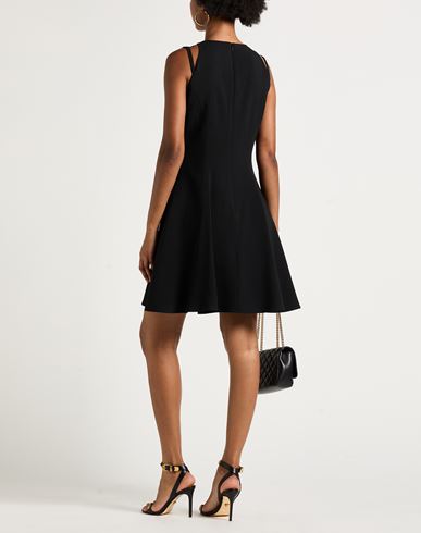 Woman Mini dress Black Size 10 Acetate, Viscose