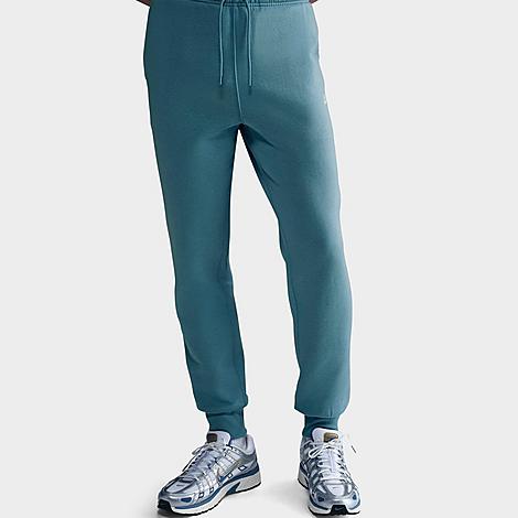 Men's Club Fleece Premium Jogger Pants in Denim Turquoise/Denim Turquoise/White