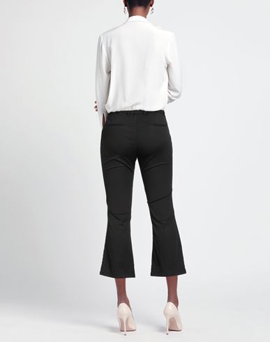 Woman Pants Black Size 10 Lyocell, Cotton, Elastane