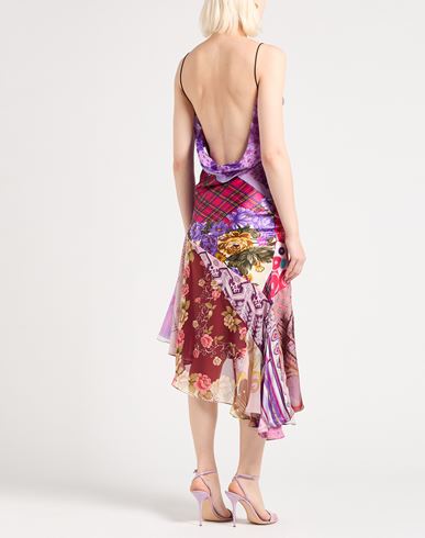 Hudson River School Woman Maxi dress Purple Size S Silk, Polyester