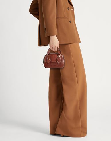 Woman Handbag Brown Size
