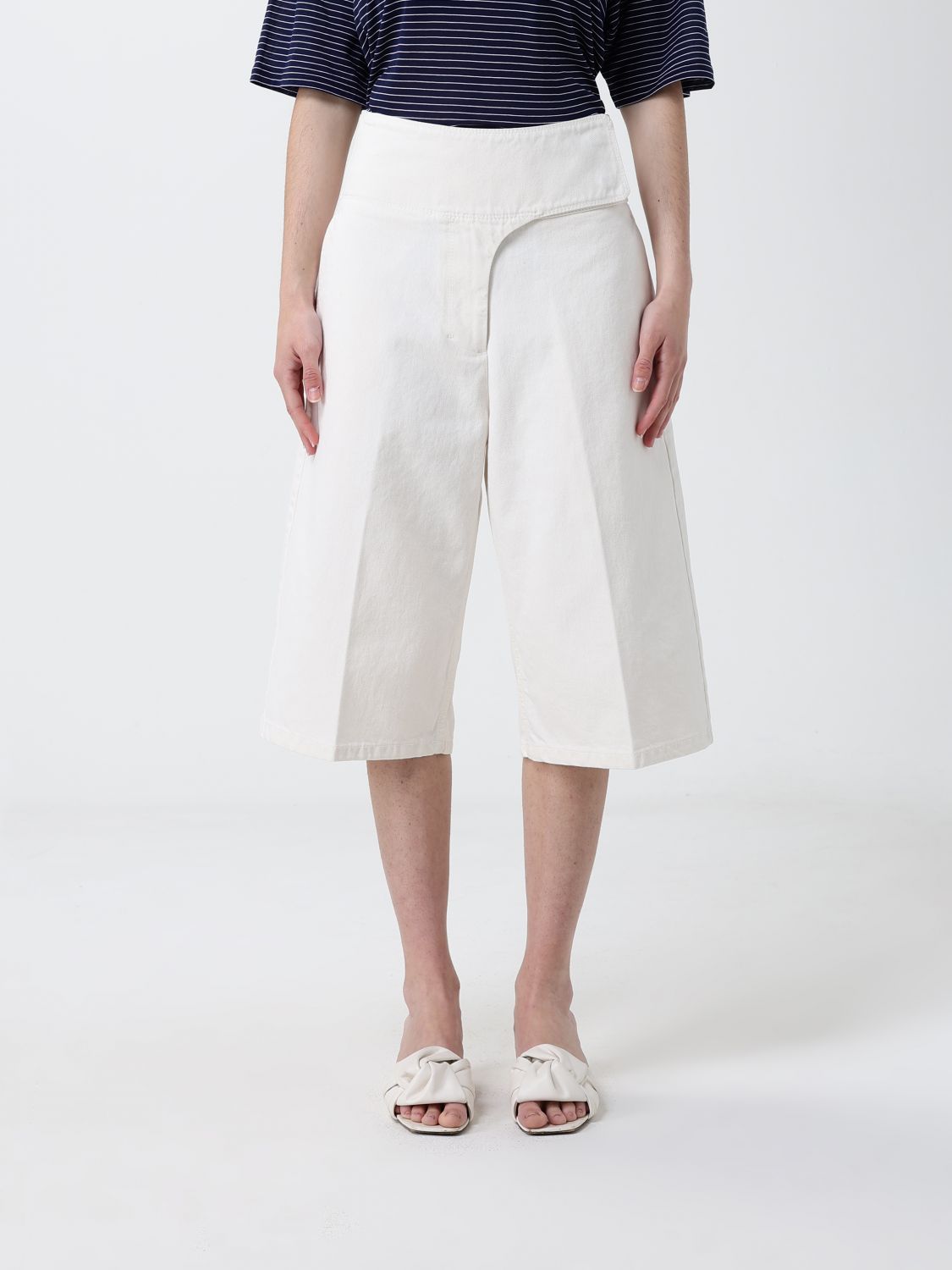 Shorts Woman color Beige
