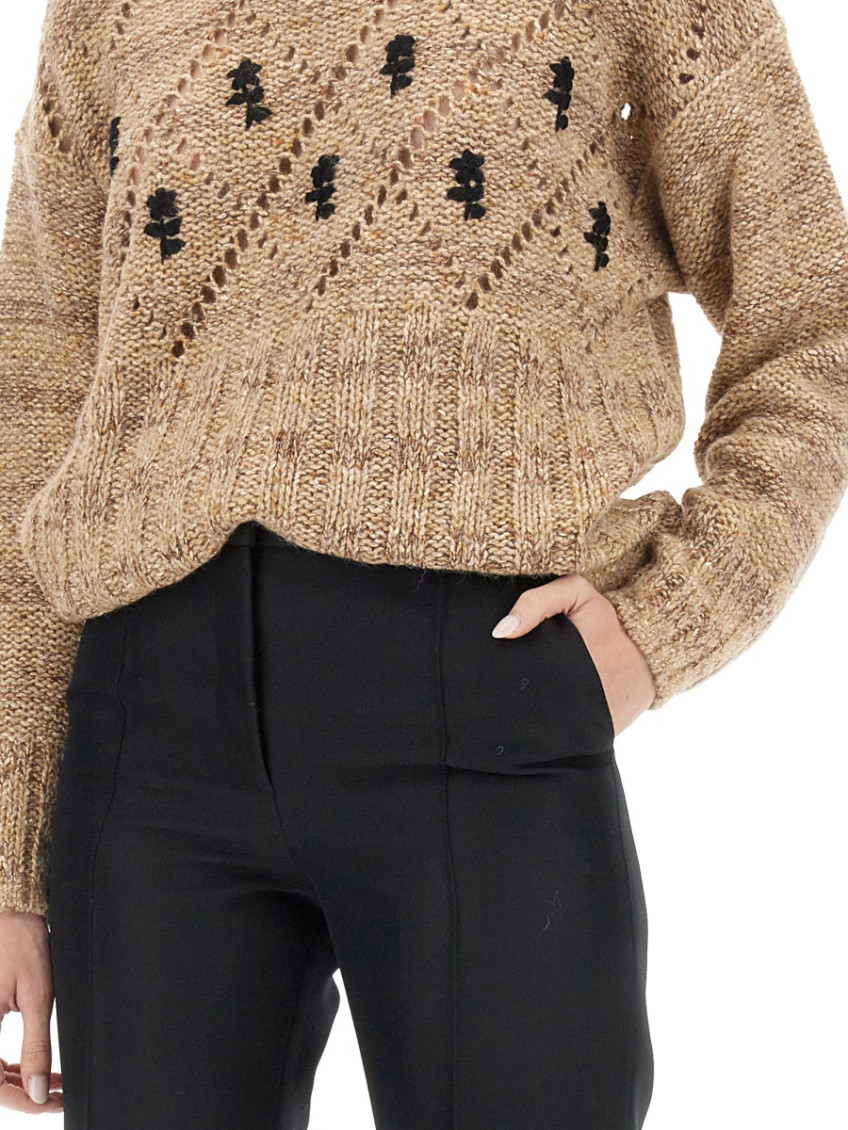 Cormio - oversize knitwear crew neck diamond pattern