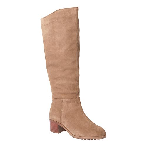 Tatiana-WC Slouchy Wider-Calf Boot - Tan
