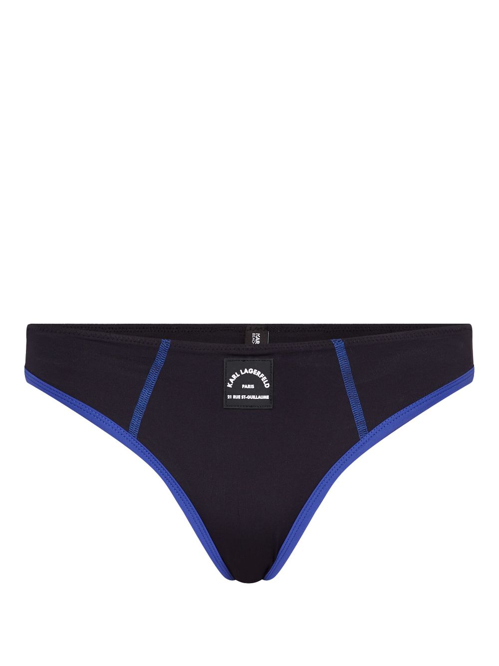 Sporty Logo bikini bottoms - Black