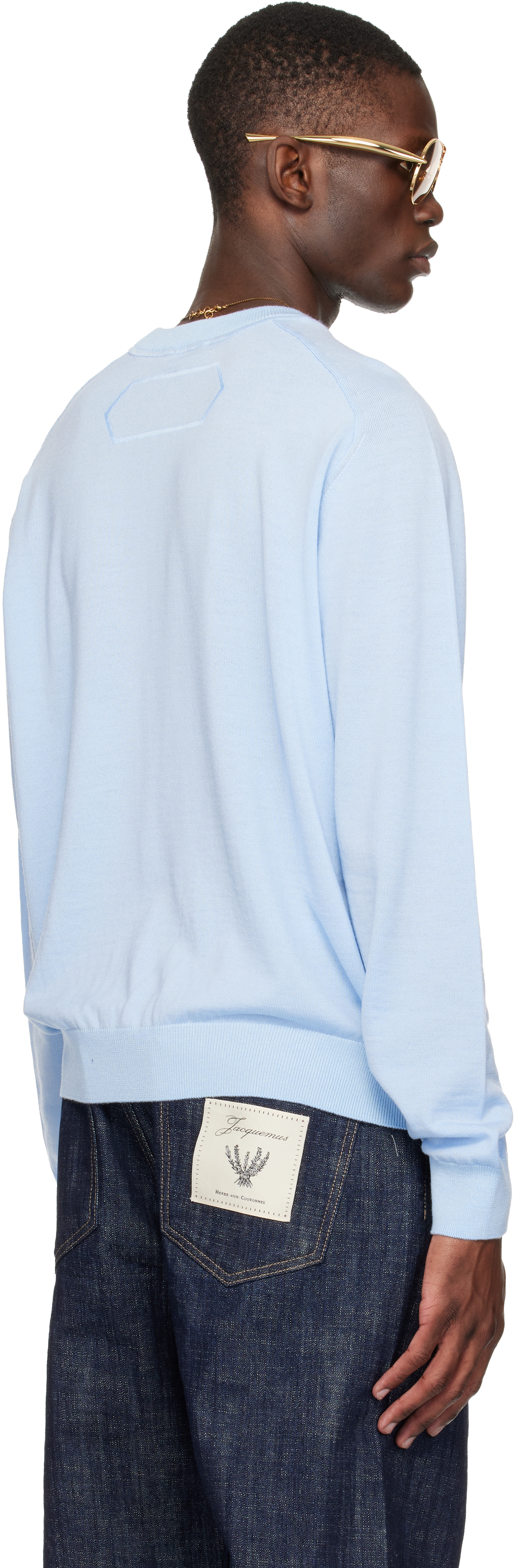 Blue 'The J' Sweater
