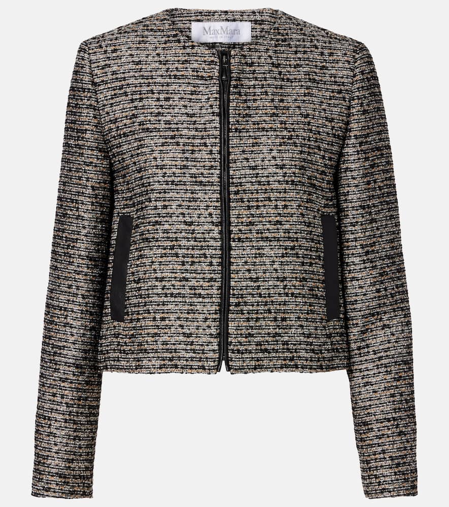 Volume tweed jacket