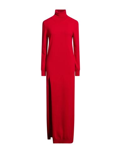 Woman Maxi dress Red Size S Virgin Wool, Cashmere