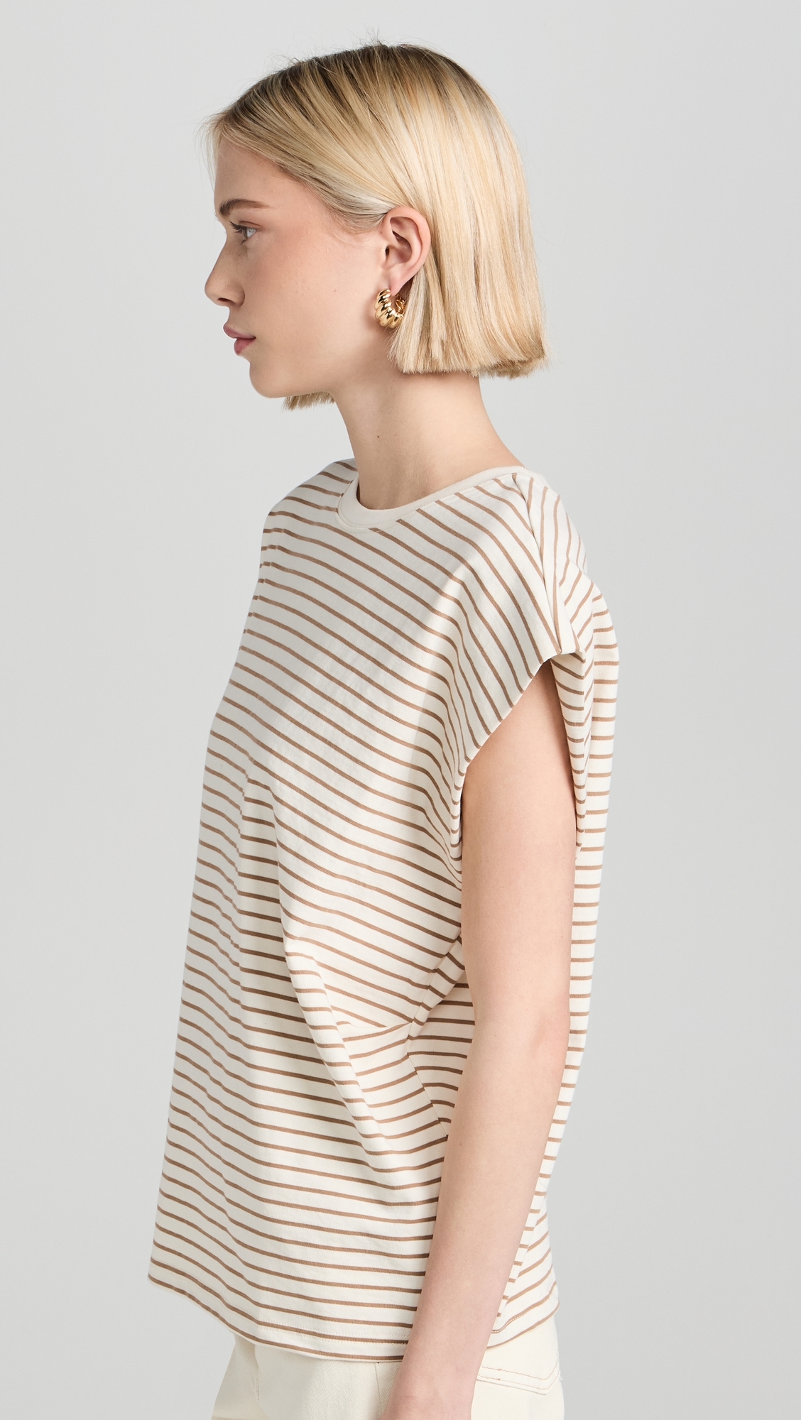 Trina Tee SABLE STRIPE