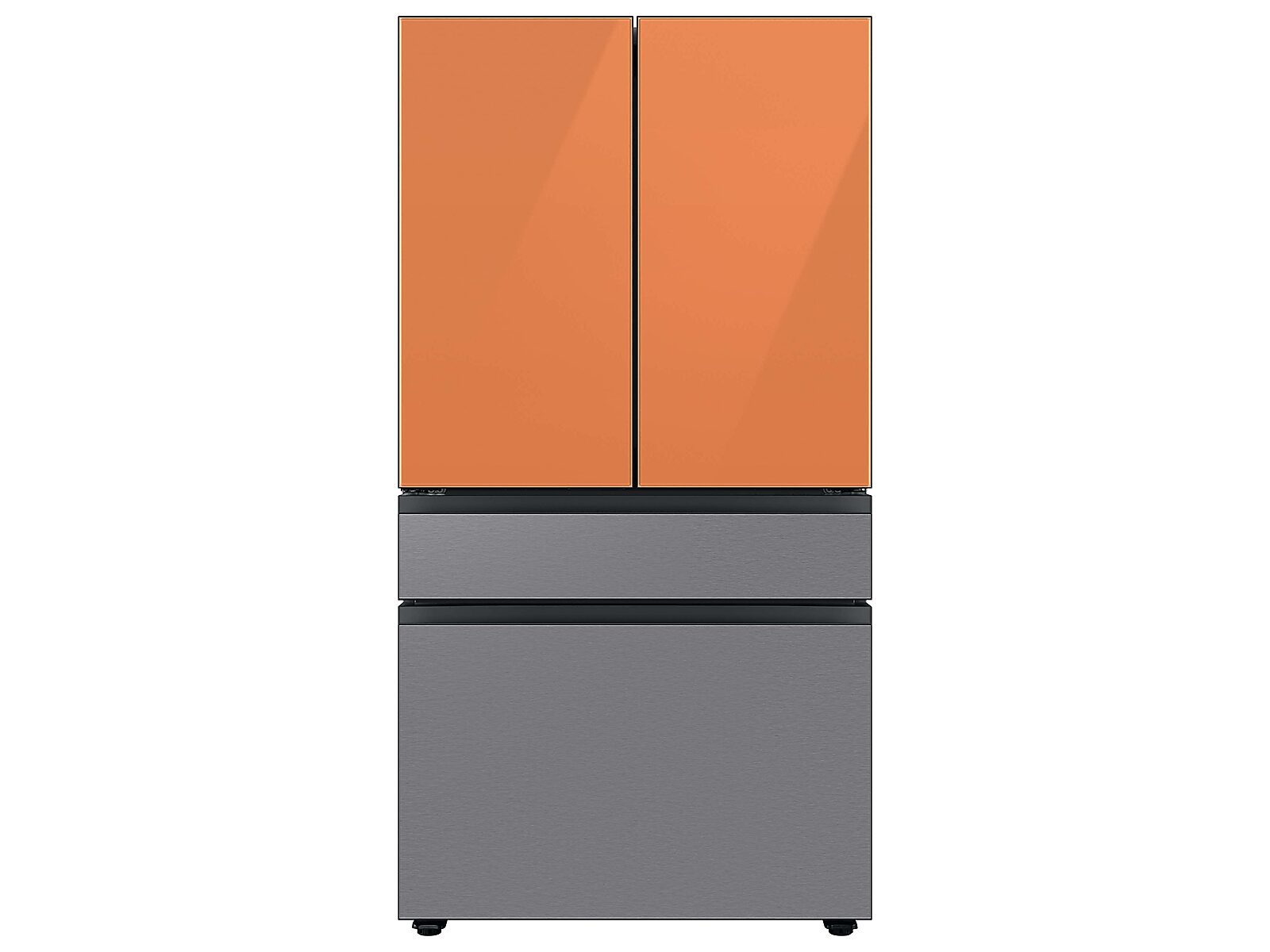 Bespoke 4-Door French Door Refrigerator Panel in Stainless Steel - Middle Panel(RA-F36DMMQL/AA)