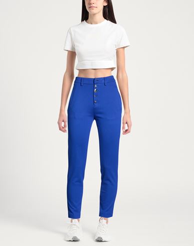 Woman Pants Blue Size 27 Viscose, Polyamide, Elastane