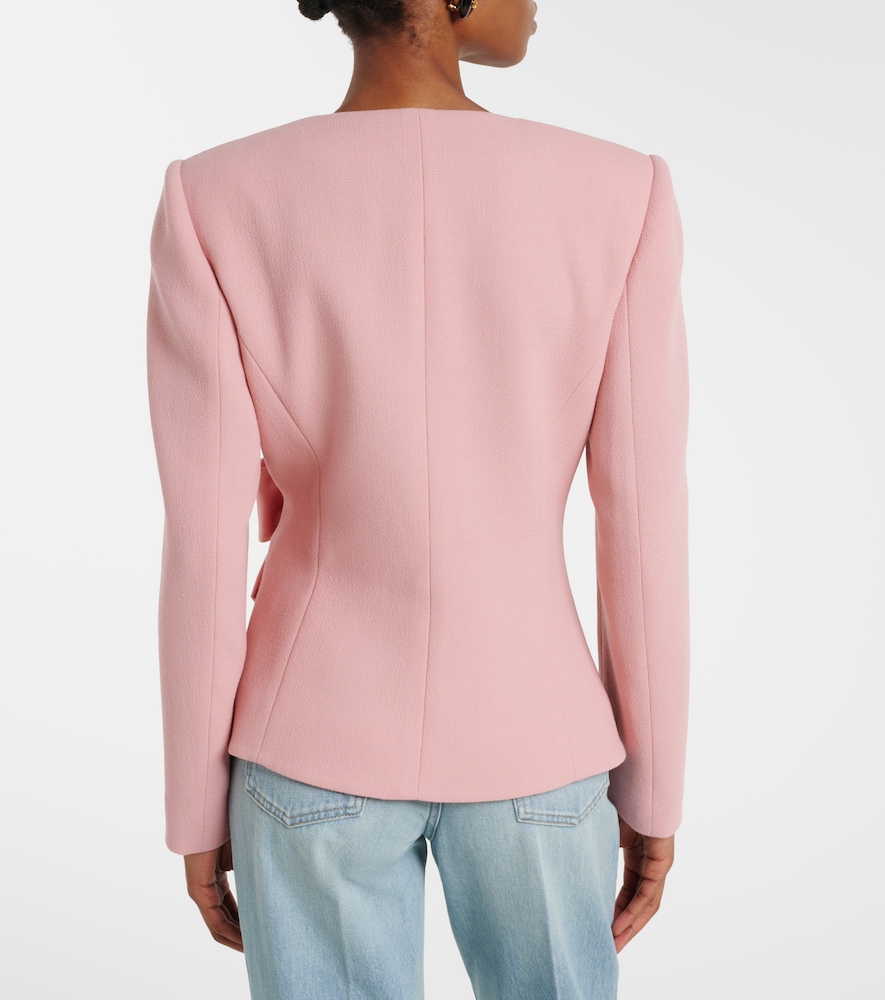 Virgin wool crêpe jacket