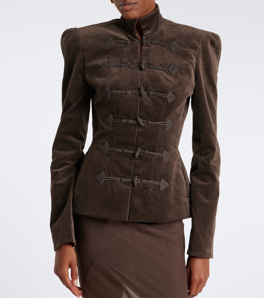 Vega cotton velvet jacket
