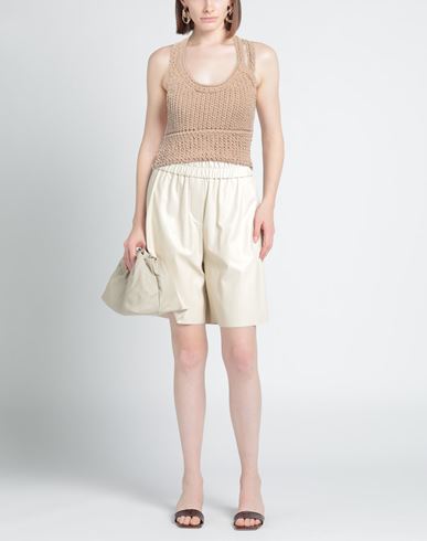 Woman Top Beige Size 4 Polyamide