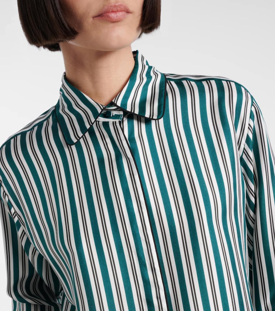 Brama striped silk shirt