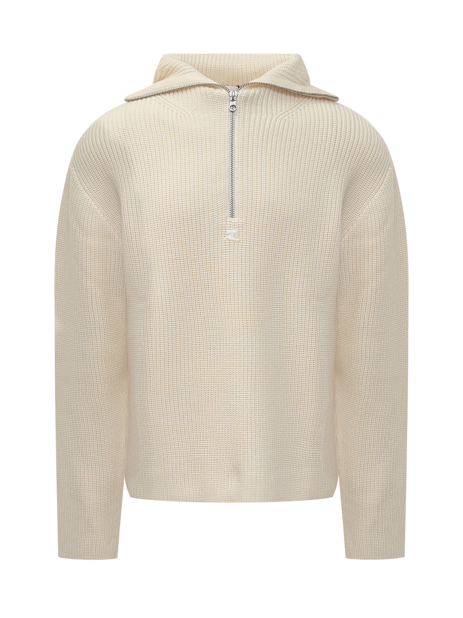 Logo-Embellished Merino Wool Sweatshirt