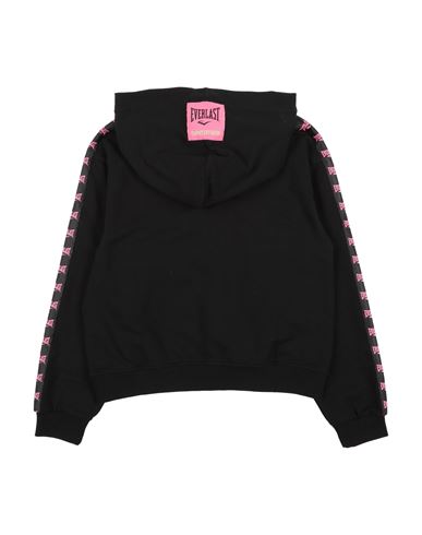 Kid Girl Sweatshirt Black Size 10 Cotton, Lycra