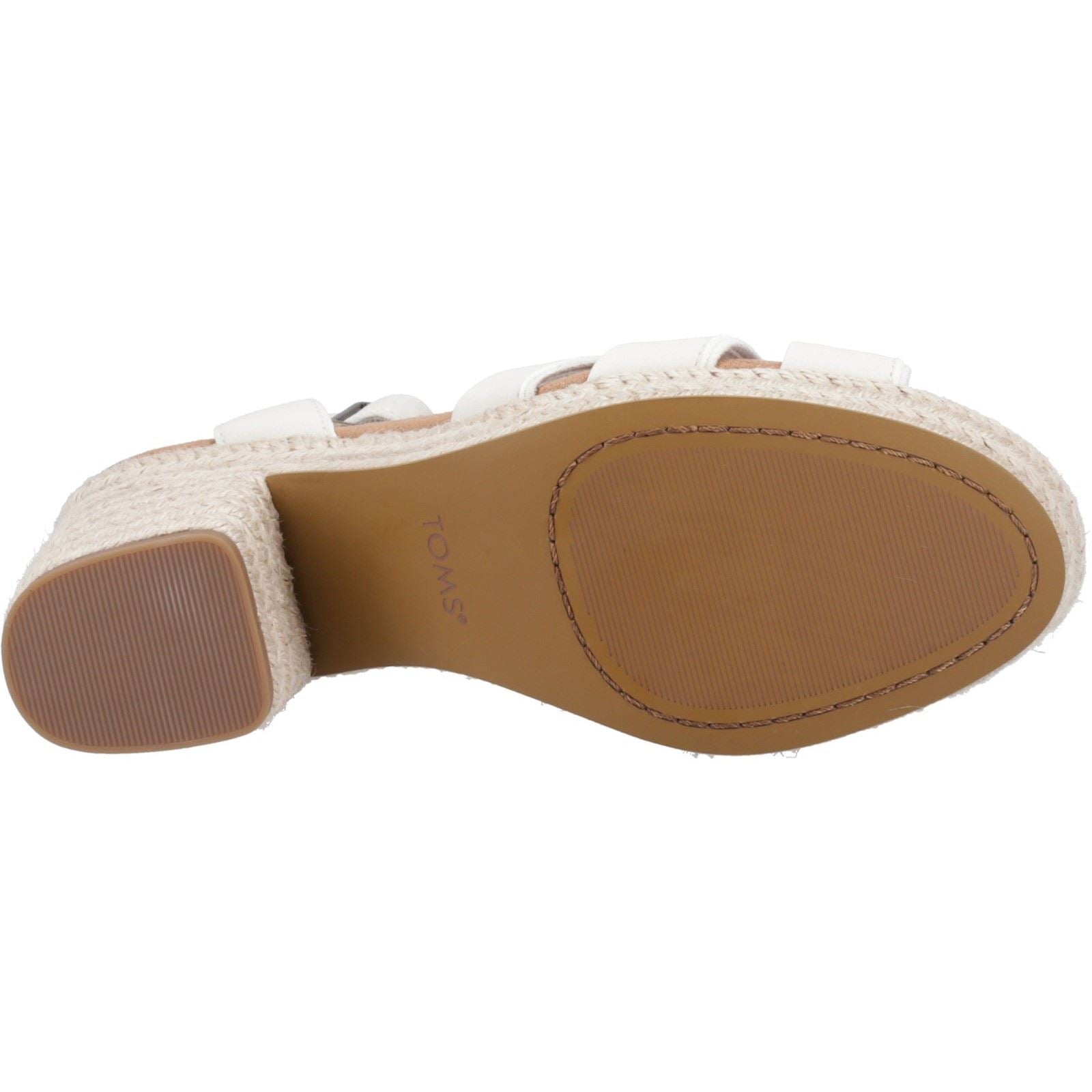 Toms Majorca Strappy Leather Women's Light Sand Hee